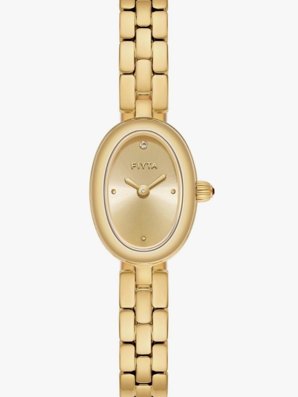 NEW FIYTA Gold Small Oval Vintage Watch with Sapphire Crystal